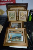 Selection of Framed Oil Paintings - Continental Sc
