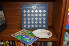 England 1966 World Cup Souvenir Program, Plate and