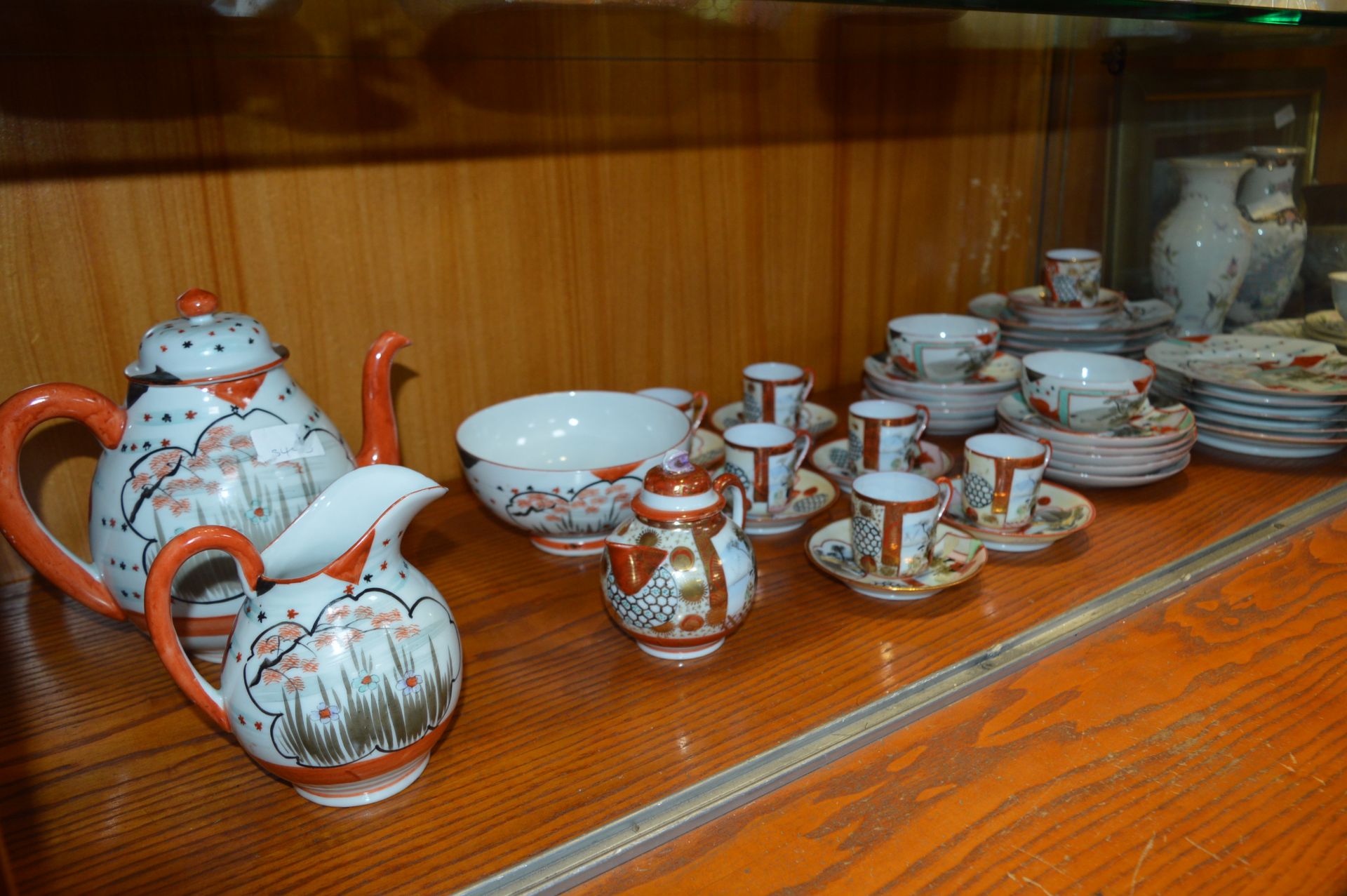 Decorative Japanese Tea Ware 38 Pieces