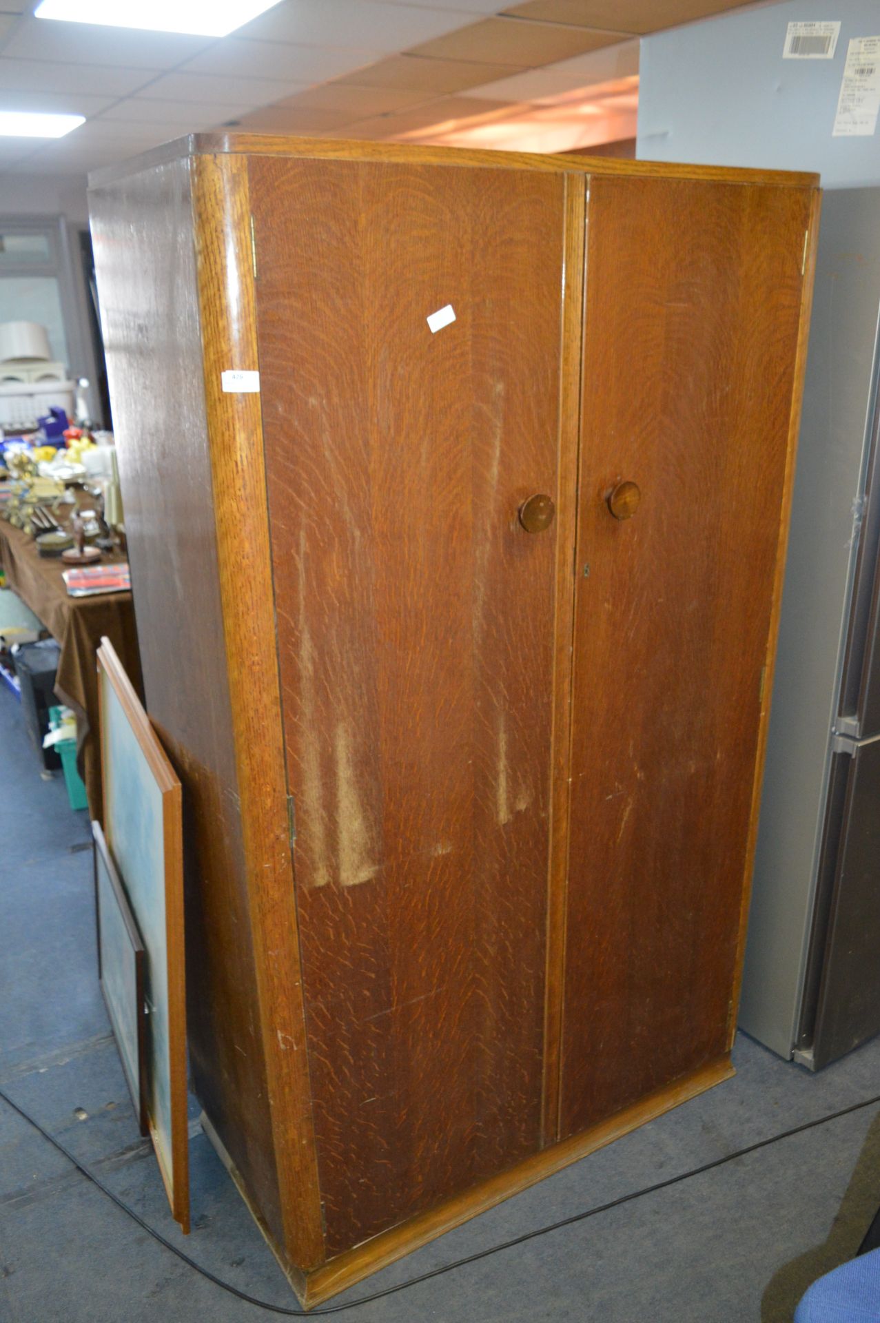 Two Door Oak Wardrobe