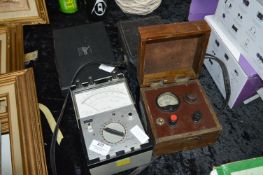 Four Vintage Voltmeters Including One Ferranti