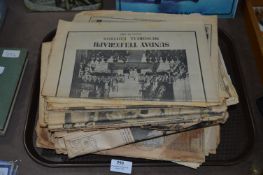 Quantity of Vintage Newspapers, Royalty Commemorat