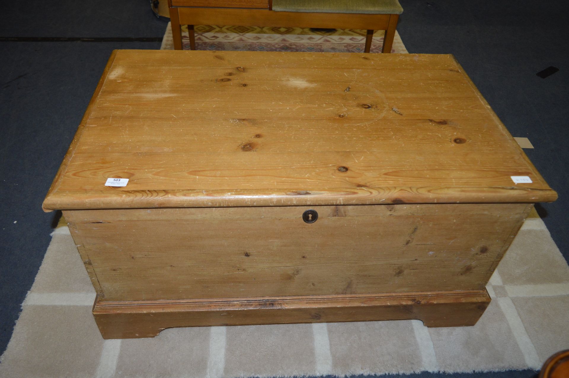 Pine Blanket Box