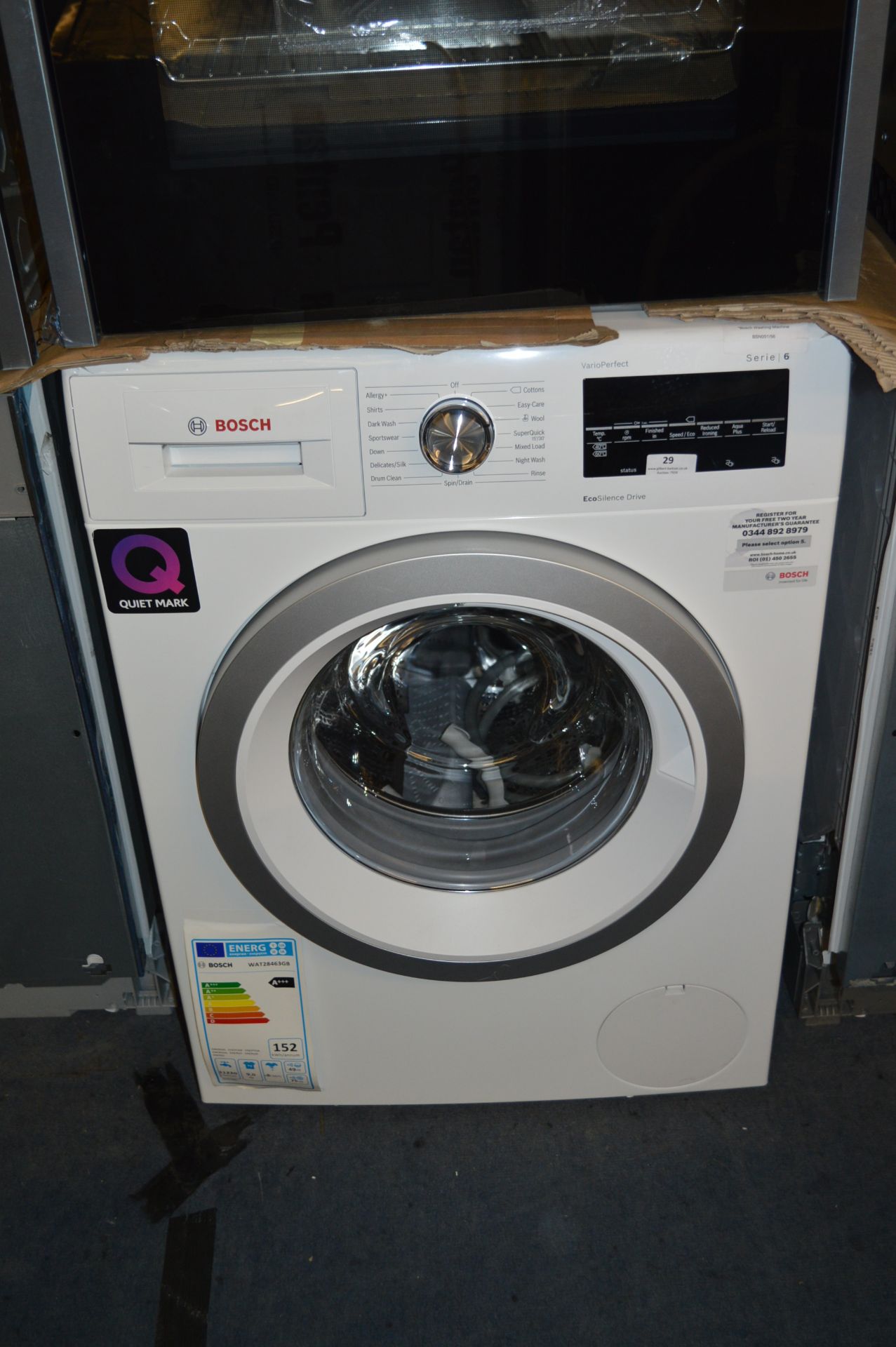 *Bosch Washing Machine Model:WAT28463GB