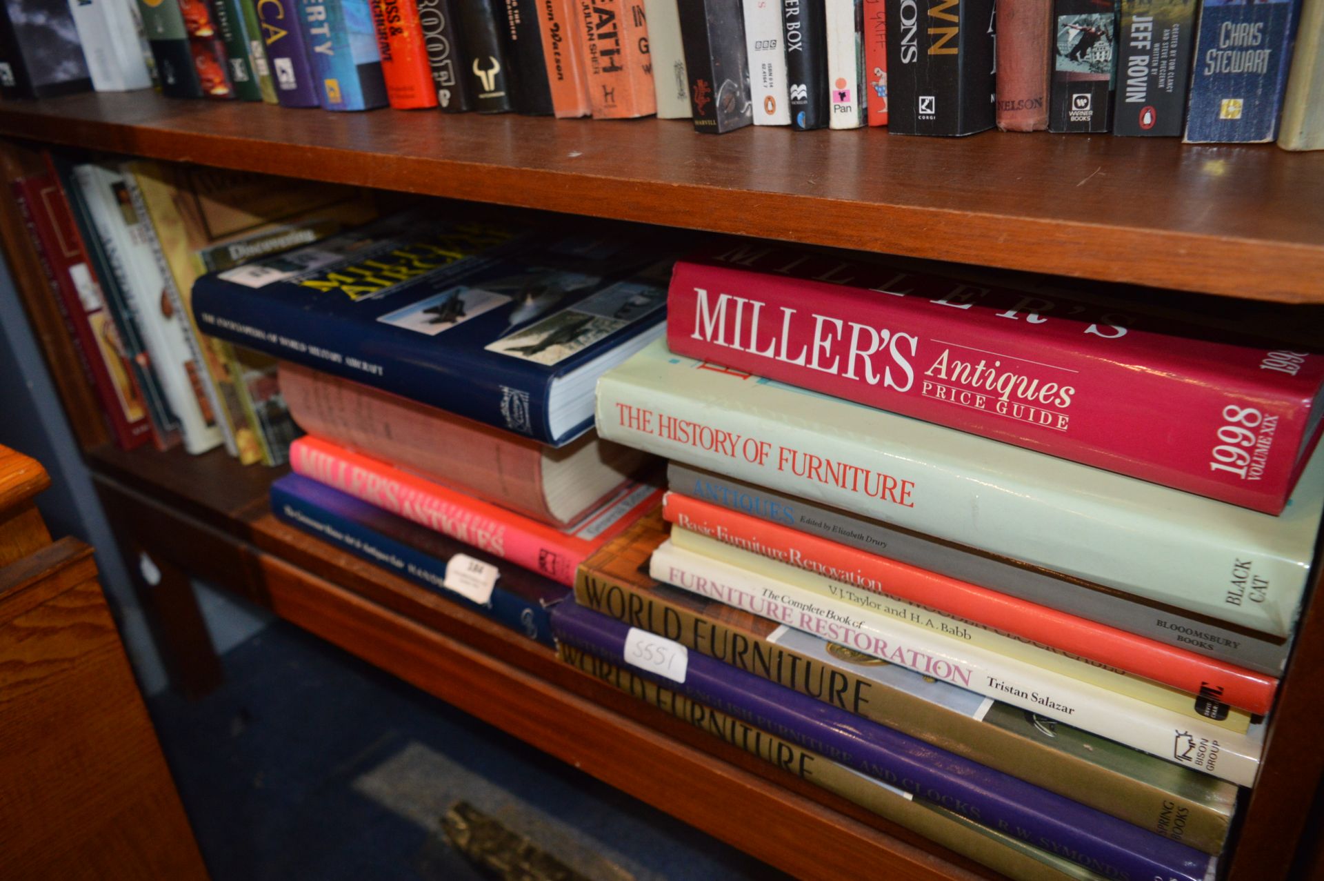 Collection of Books on Antiques, Furniture and Mil