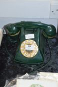 Green Classic Style Telephone