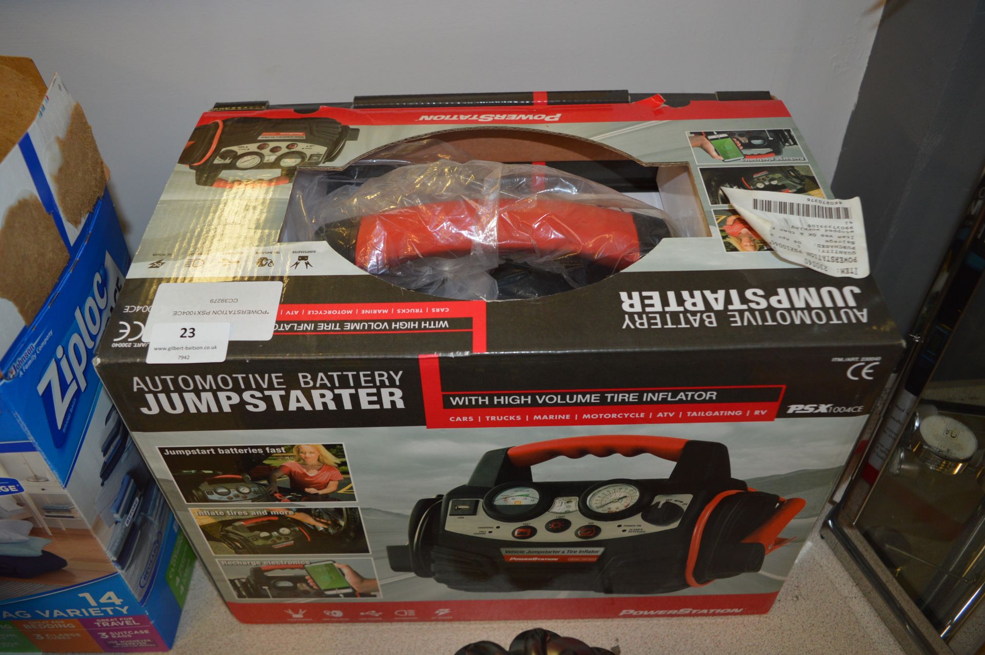 *POWERSTATION PSX1004CE JUMP STARTER/TYRE INFLATOR