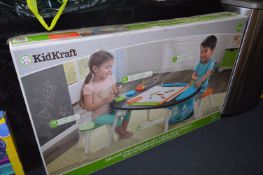 *KIDKRAFT DELUXE CHALKBOARD ART TABLE