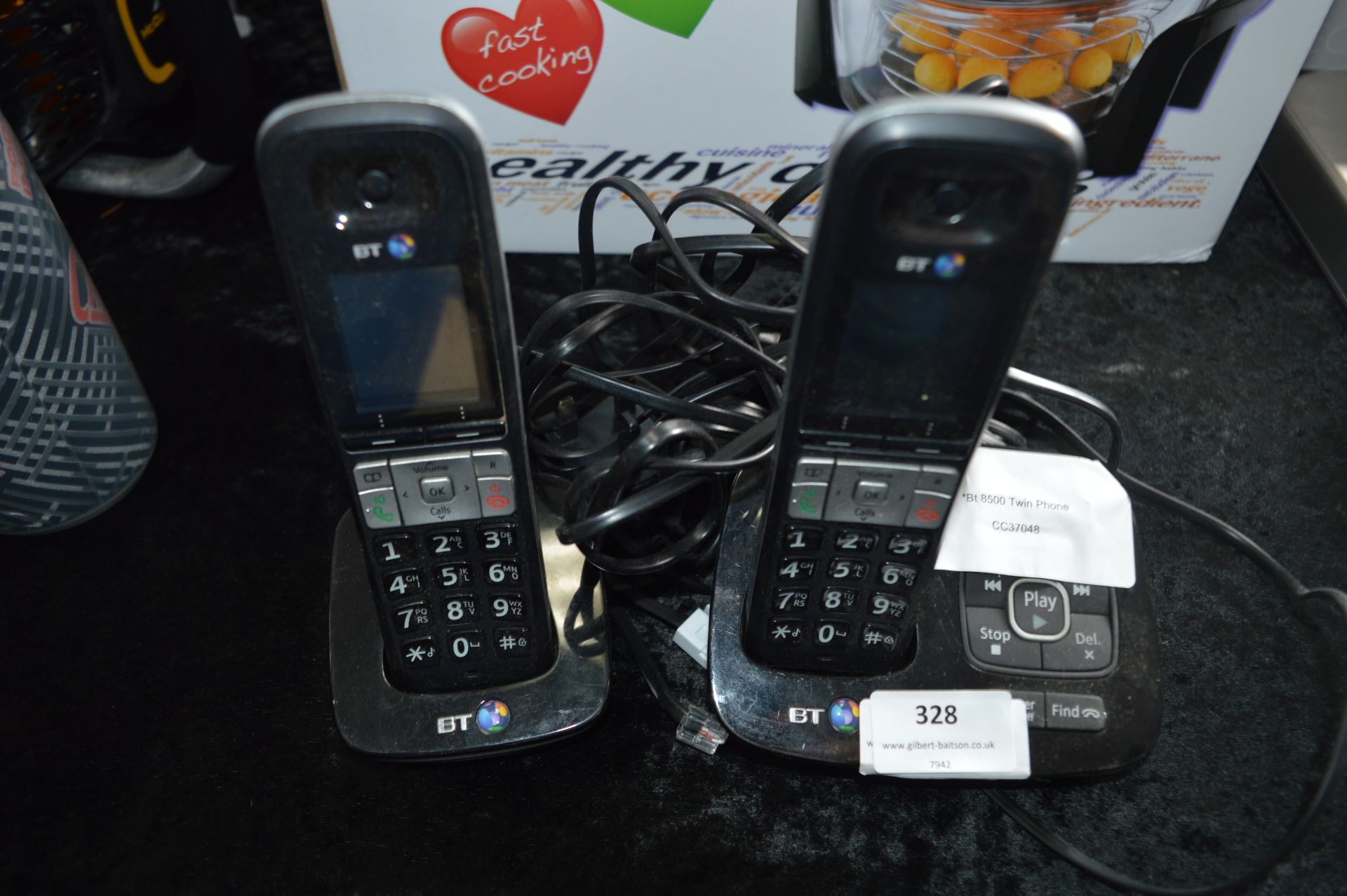 *BT 8500 TWIN TELEPHONES