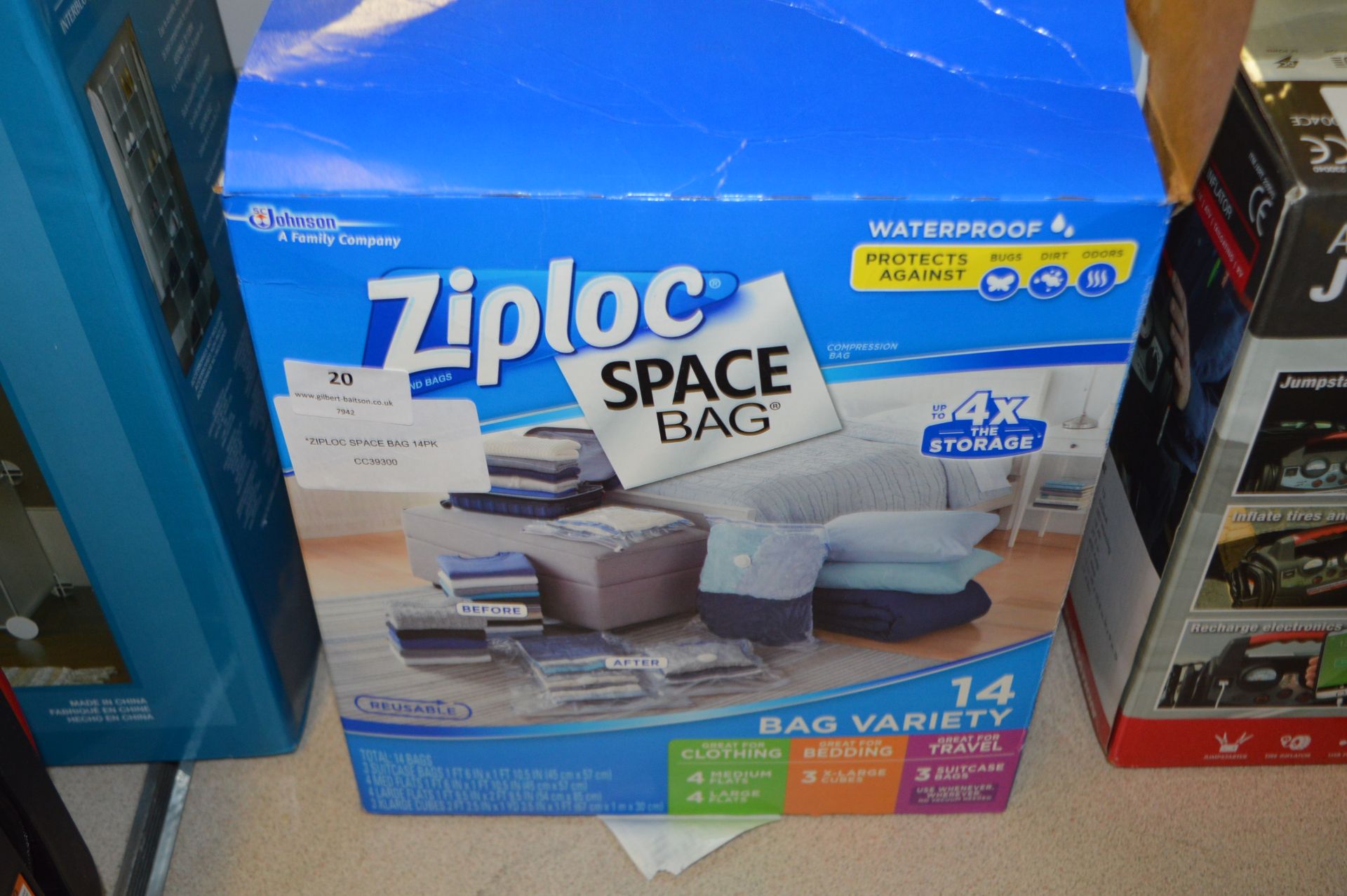 *ZIPLOC SPACE BAG 14PK