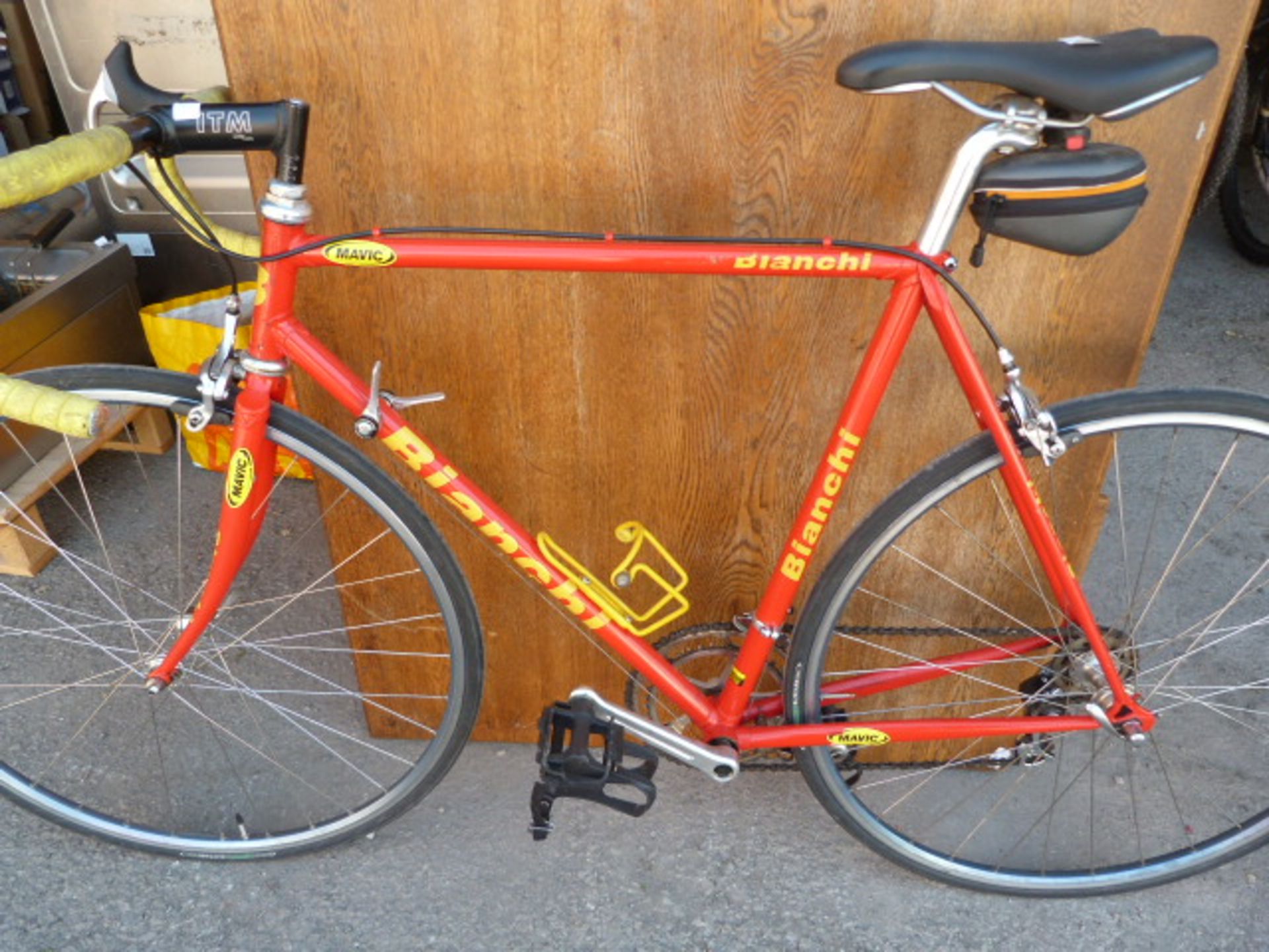 Boy's Red Racing Bicycle