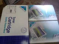 Three Assorted Toner Cartridges