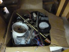 Box of Miscellaneous Electrical Fittings