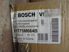 *Bosch V8 Built-in Microwave