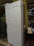 Three Internal Door 198x76cm with Fitted Chrome Handles