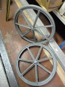 Pair of Wheelchair Wheels