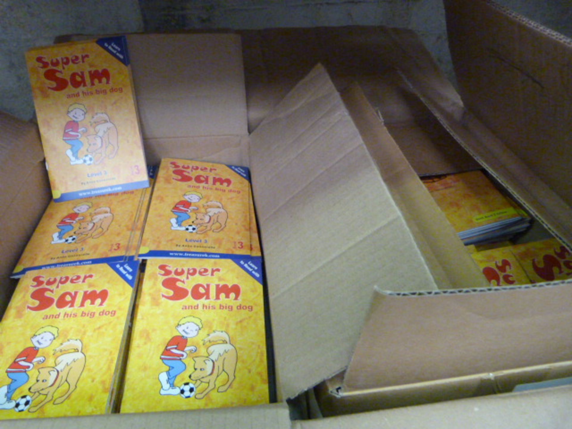 Box of Super Sam and his Big Dog Books