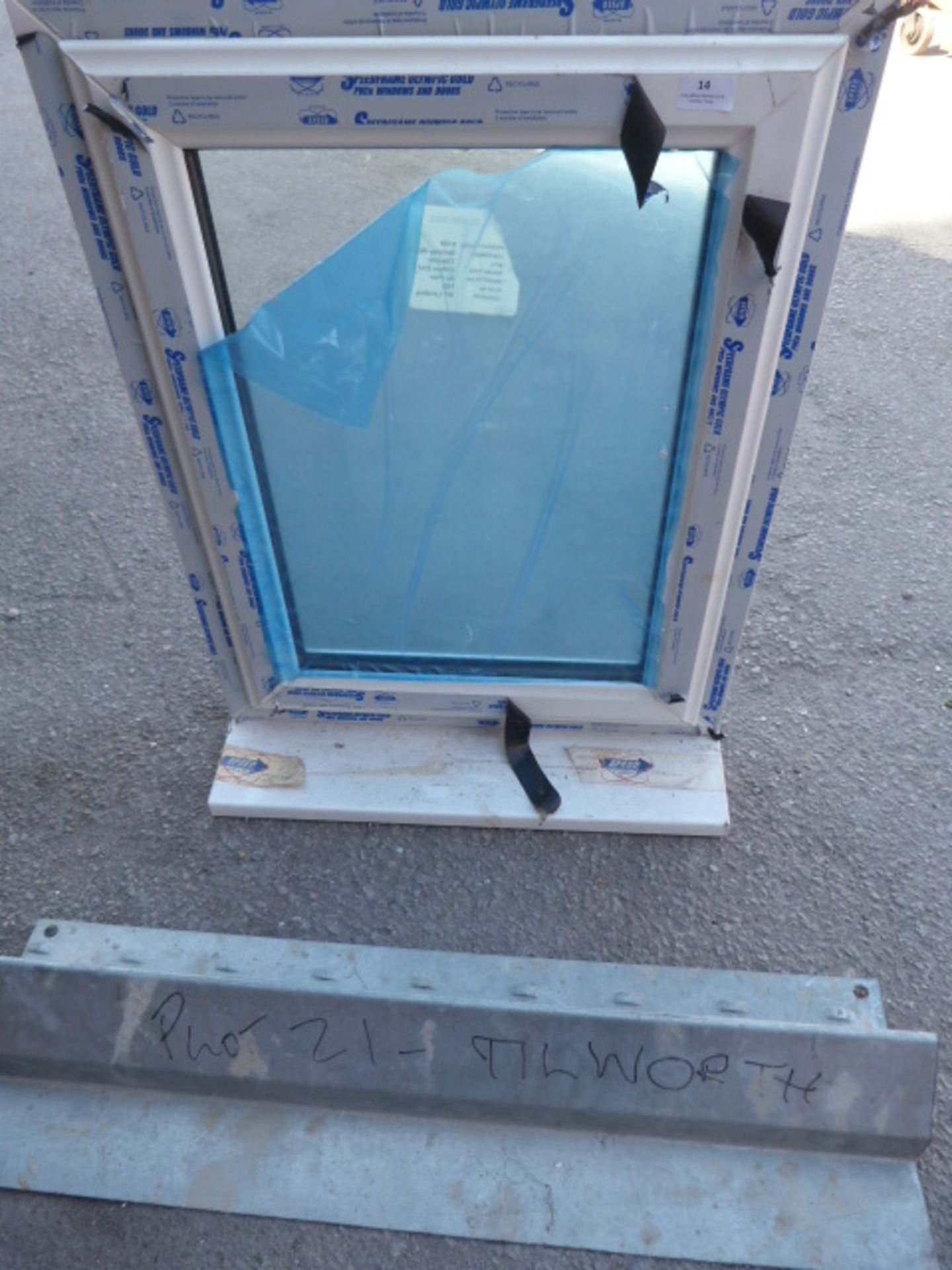 Double Glazed Window in PVC Frame 61x80cm