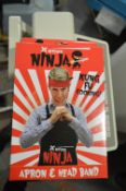 *Box of 12 Kitchen Ninja Aprons and Headbands