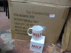 *Box of 36 "MILF, Mug I'd Like to Fill" Mugs