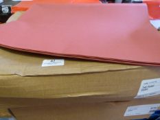 Two Boxes of Red Twin Pocket Wallets (50 Total)