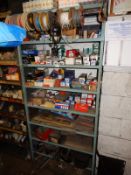 *Contents of Shelving Units Including Various 24V