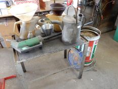 *Metal Stand, Assorted Measuring Jugs, Funnel and