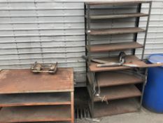 *Steel Work Bench and a Piece of Dexion Style Adju