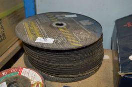 Thirty Two 225mm Diameter Stone Abrasive Wheel Dis