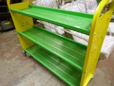 Three Tier Metal Tool Trolley 126cm Long