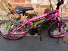 Child's Pink Reflex Bicycle