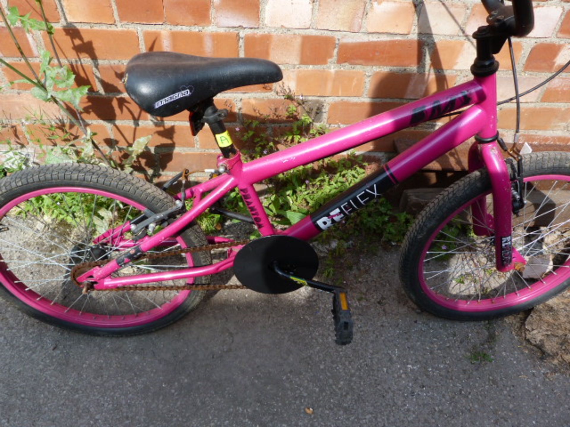 Child's Pink Reflex Bicycle