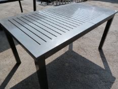 *Classic Metal Garden Table