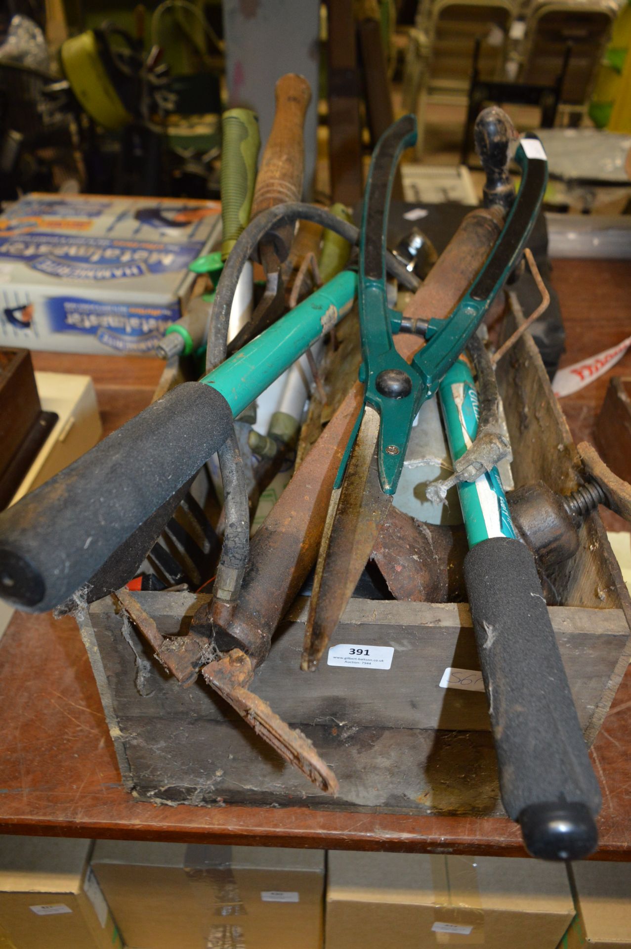 Box of Assorted Tools