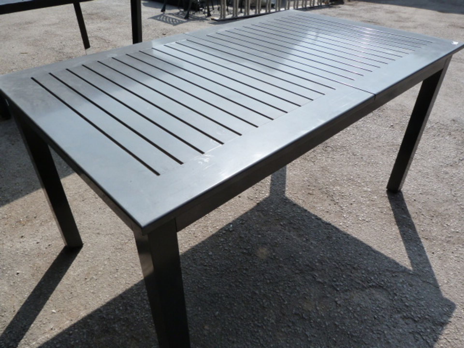 *Classic Metal Garden Table