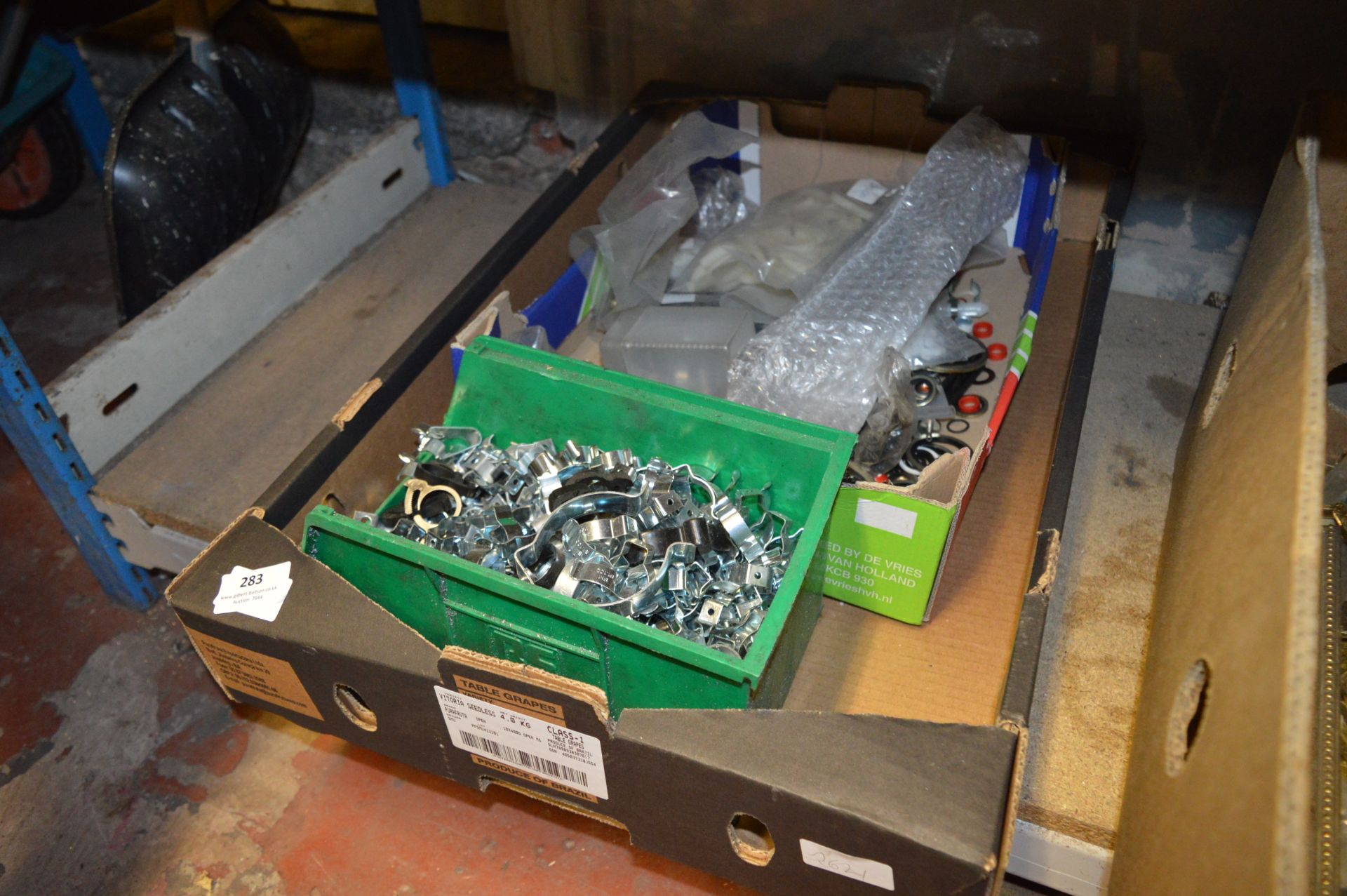 *Box of Clips and Assorted Fittings