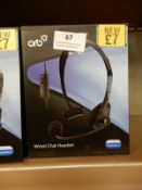 Four Orb Wired Chat Headsets (Compatible with PS4)