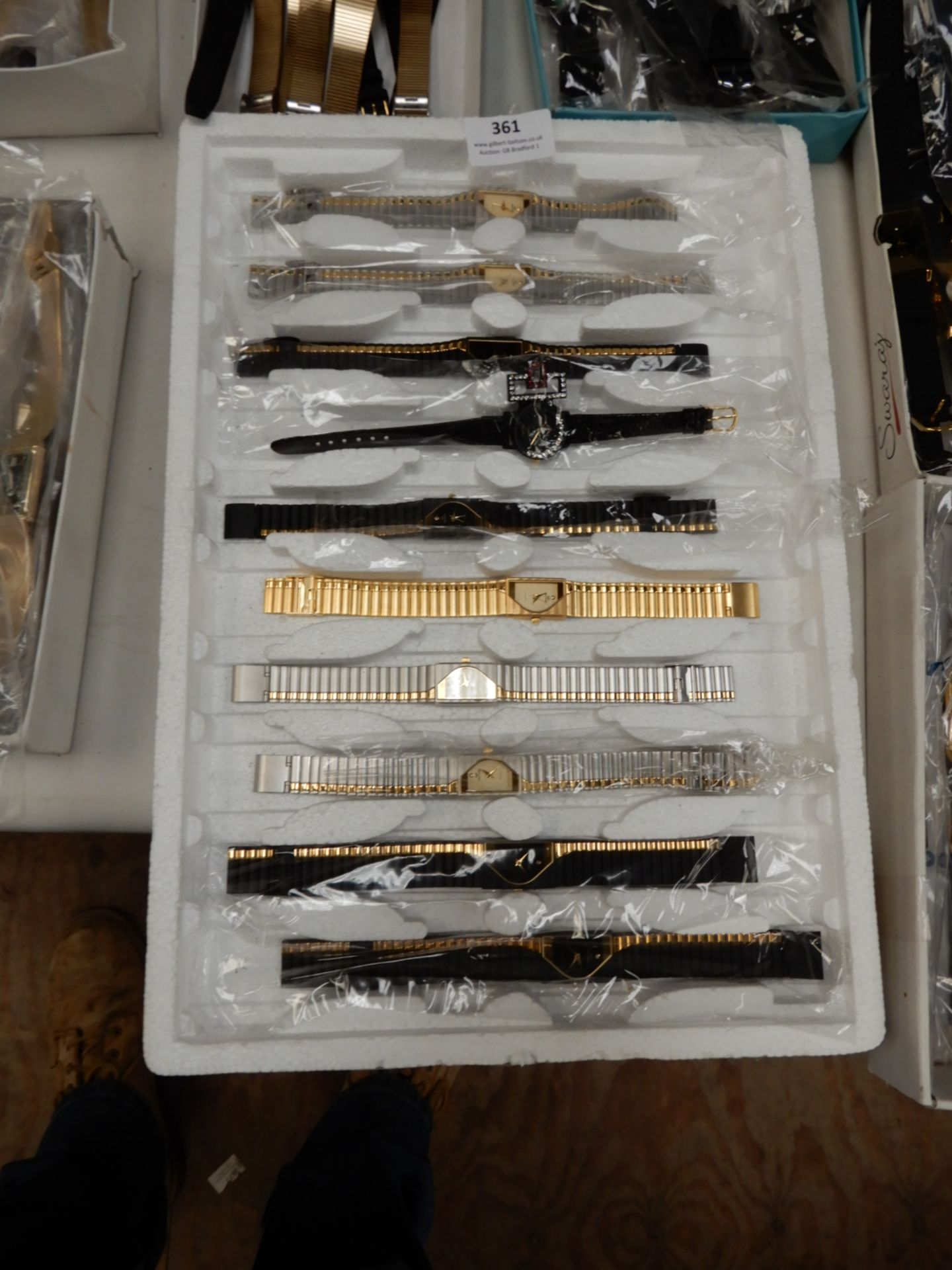 Box Containing 10 Assorted Fashion Watches