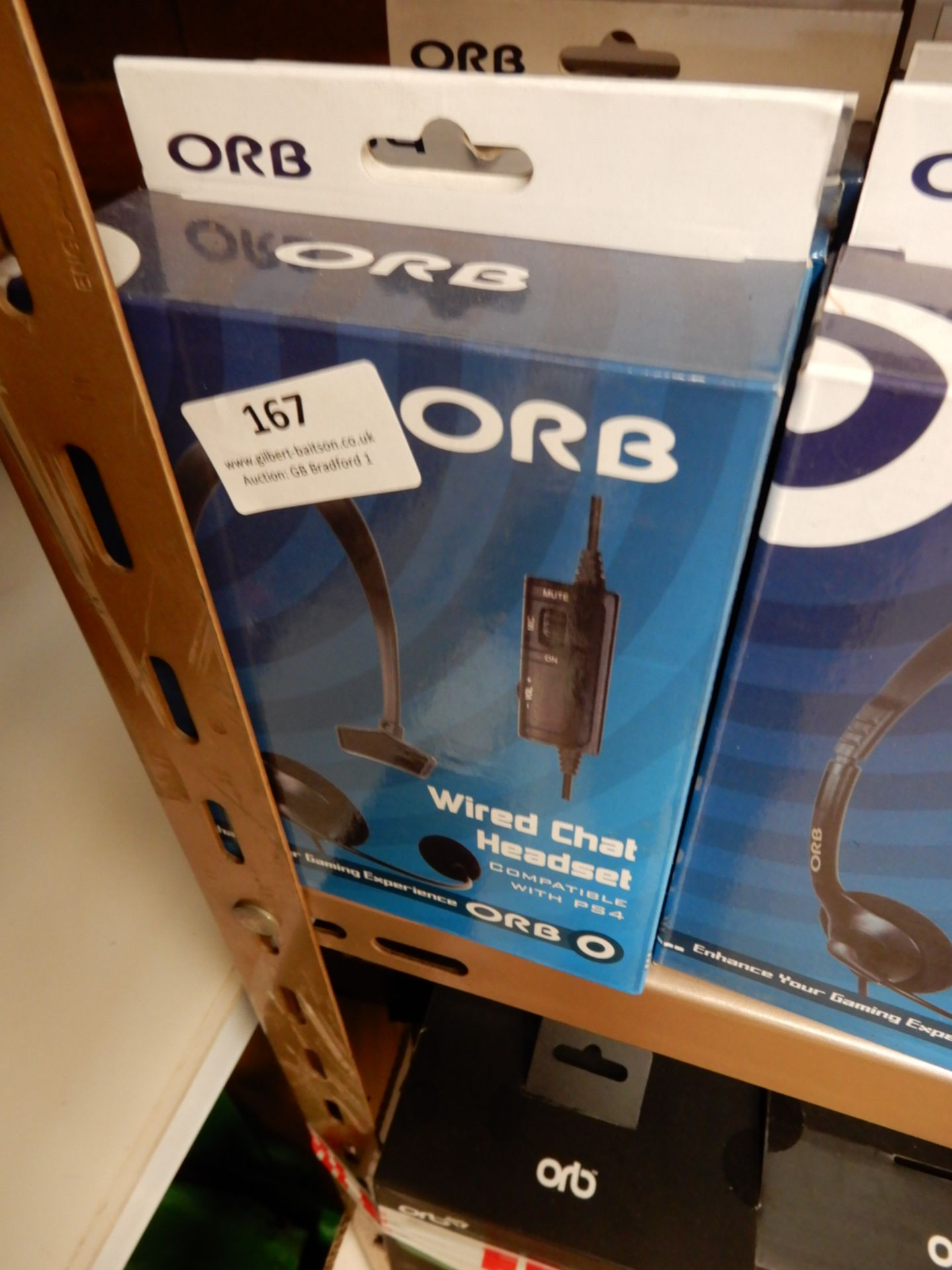 Four Orb Wired Chat Headsets (Compatible with PS4)