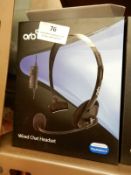 Four Orb Wired Chat Headsets (Compatible with PS4)