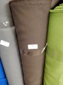 48" Width Roll of Dark Brown Fabric 16m