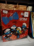 Three Sets of Blue Style Smurf Perfume Gift Boxes