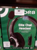 Four Orb Elite Chat Headsets (Compatible with Xbox