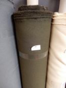 48" Width Roll of Khaki Green Fabric 20m