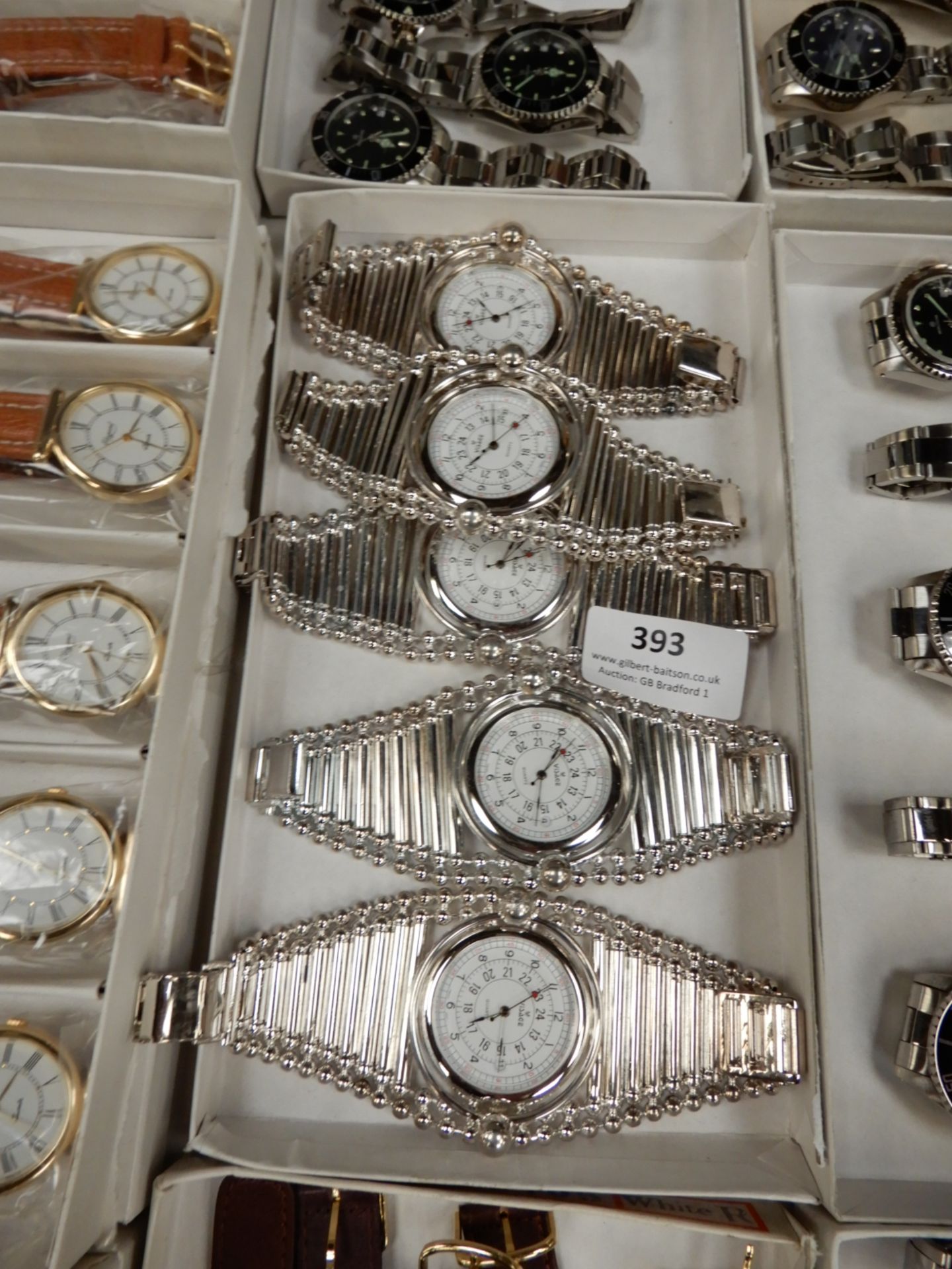 Box Containing 5 Fashion Watches