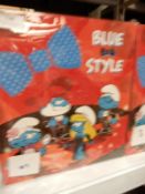 Three Sets of Blue Style Smurf Perfume Gift Boxes