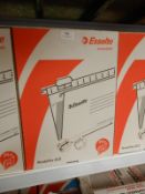 Four Boxes Containing 25 Esselte Suspension Files