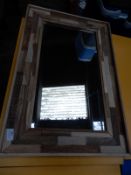 Reclaimed Timber Framed Mirror