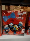 Three Sets of Blue Style Smurf Perfume Gift Boxes