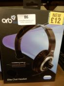 Four Orb Elite Chat Headsets (Compatible with PS4)